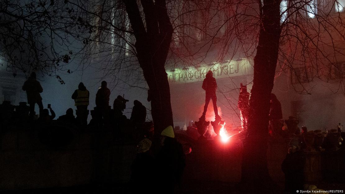 Skup u organizaciji studenata tokom dočeka Nove godine