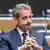 Sarkozy, con semblante preocupado en el banquillo de los acusados el 16 de marzo de 2023.