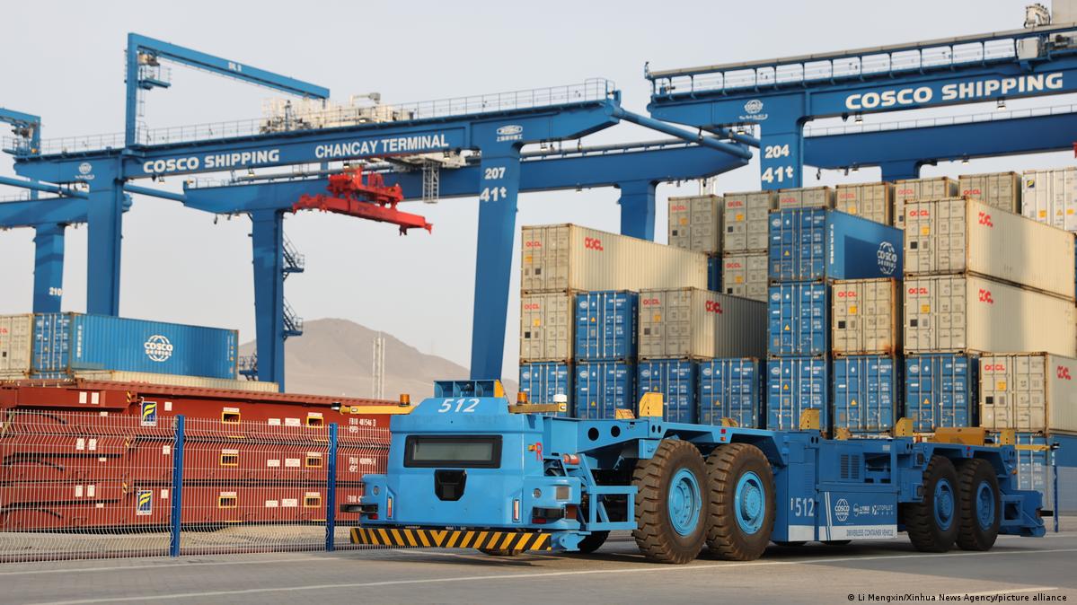 Peru Chancay Hafen China 钱凯港开通后,秘鲁与中国之间的海上运输时间将从约40天缩短至约23天