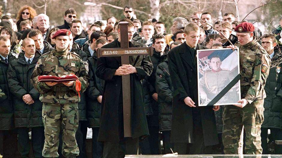 Sahrana Željka Ražnatovića Arkana u januaru 2000. u Beogradu