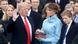 Donald Trump takes the oath of office on a Bible held by wife Melania during his 2017 inauguration. Donald Trump takes the oath of office on a Bible held by wife Melania during his 2017 inauguration.