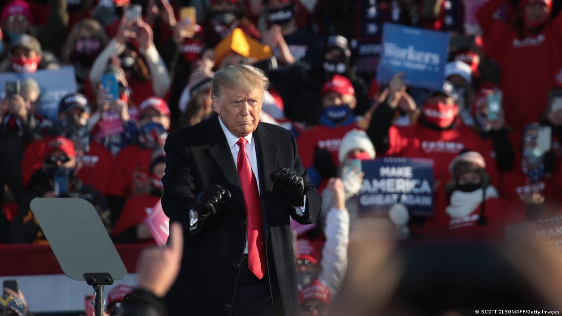 Donald Trump bei einem Wahlkampfauftritt
