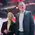 Ines Schwerdtner and Jan van Aken smiling
