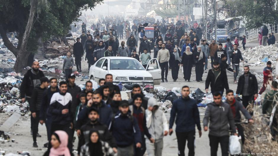 شولتس يشيد ببدء اتفاق وقف إطلاق النار ودخول أولى الشحنات الإنسانية