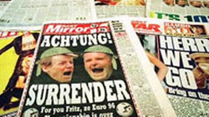Englische Zeitungen über Deutschland