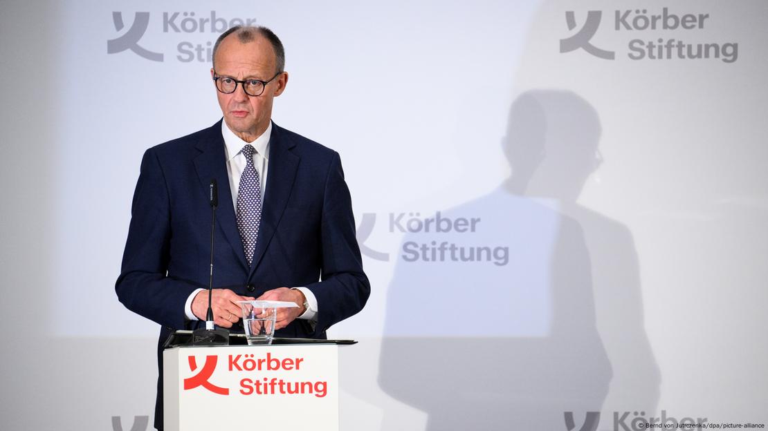 Gjermani, Friedrich Merz duke mbajtur fjalim në Fondacionin Körber 