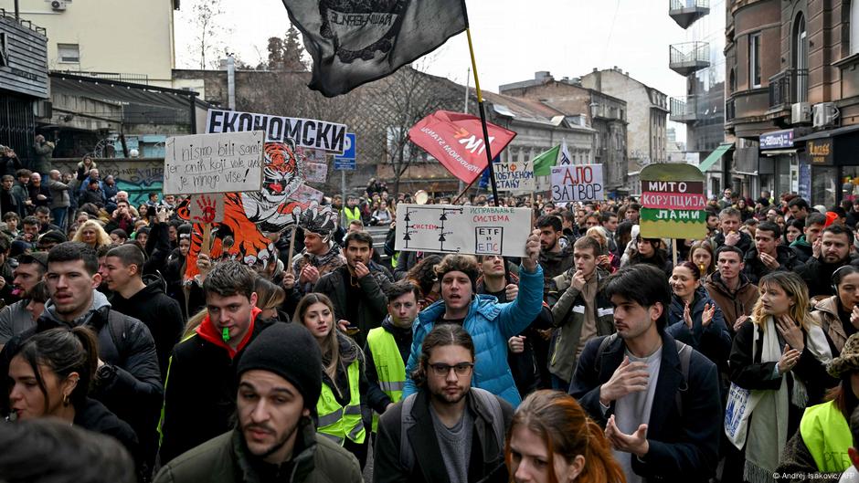 Protest u Beogradu 23. januara 2025.