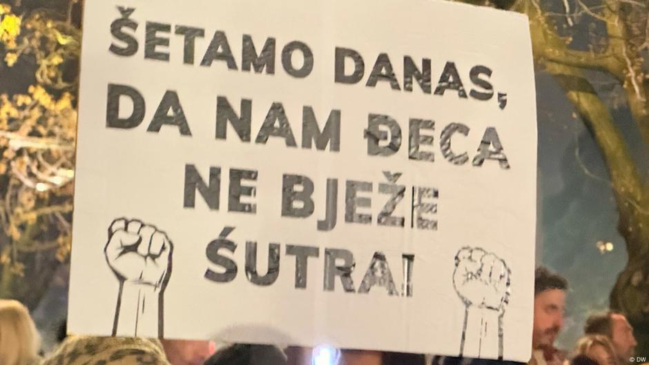 Poruka sa protesta u Podgorici 25. januara 2025.