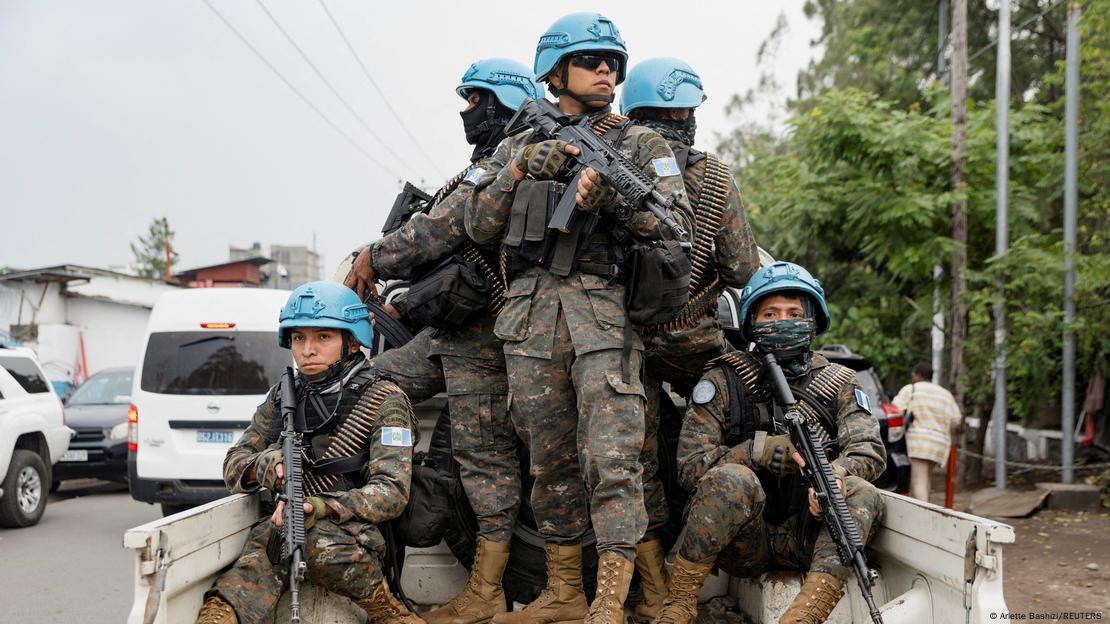 Κονγκό, Γκόμα | Άνδρες της δύναμης του ΟΗΕ MONUSCO