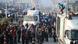 People gather near trucks as Palestinians wait to be allowed to return to their homes in northern Gaza on January 27, 2025. People gather near trucks as Palestinians wait to be allowed to return to their homes in northern Gaza on January 27, 2025.