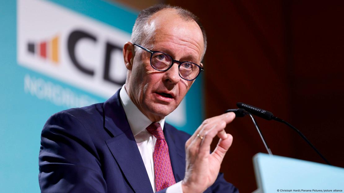 Friedrich Merz duke mbajtur fjalim 