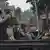 M23 rebels on pickup truck
