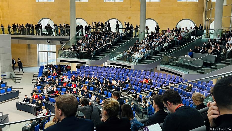 Bundestag prilikom debate u petak 31.01.2025.