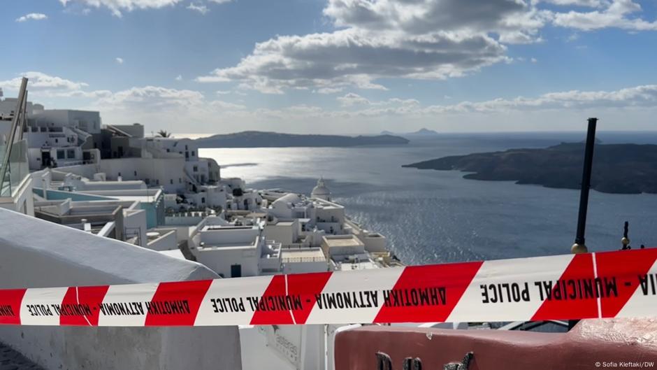 Erdbeben schütteln griechische Insel Santorini weiter durch