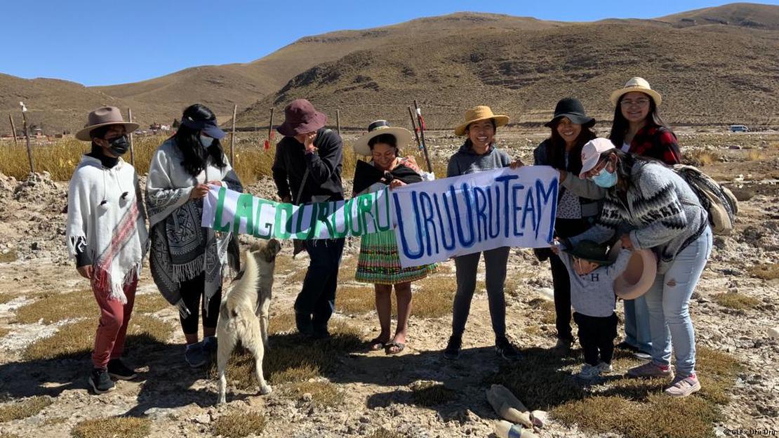 Lago Uru Uru en Bolivia que formar parte de la red GLFx del Global Landscapes Forum.