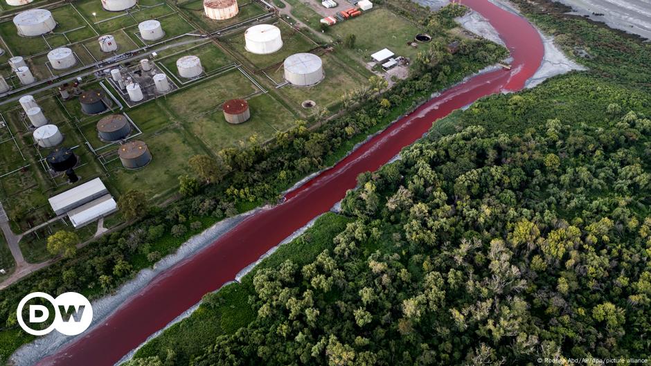 Red river sparks pollution fears in Argentina DW 02/07/2025