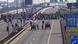 Protesters blockade Belgrade highway alongside two vehicles; some carry Serbian flags Protesters blockade Belgrade highway alongside two vehicles; some carry Serbian flags