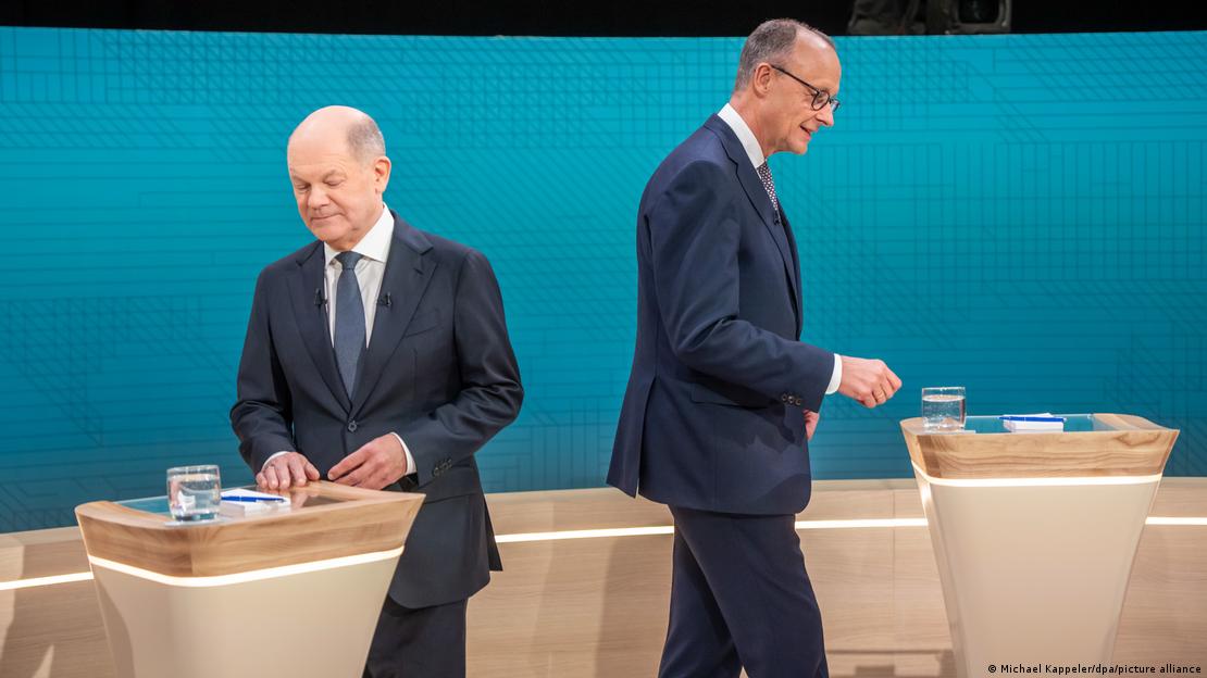 Σολτς και Μερτς παίρνουν θέση για την τηλεμαχία (09.02.2025)