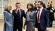 French President Emmanuel Macron, second left, and Brigitte Macron, left, pose for a group photo with United States Vice-President JD Vance and second lady Usha Vance during arrivals for a working lunch at the Elysee Palace during an event on the sidelines of the Artificial Intelligence Action Summit in Paris, Tuesday, Feb. 11, 2025. French President Emmanuel Macron, second left, and Brigitte Macron, left, pose for a group photo with United States Vice-President JD Vance and second lady Usha Vance during arrivals for a working lunch at the Elysee Palace during an event on the sidelines of the Artificial Intelligence Action Summit in Paris, Tuesday, Feb. 11, 2025.