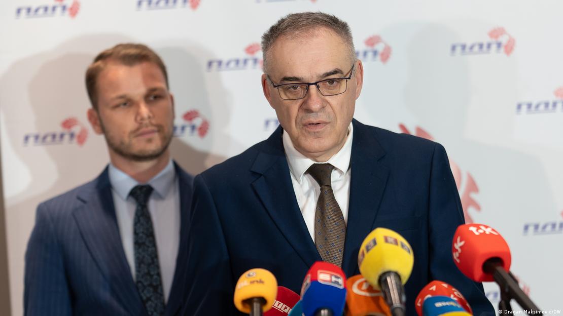 Gradonačlenik Banjaluke Draško Stanivuković i predsjednik SDS-a Milan Milicevic 