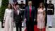 El rey Abdalá II de Jordania, la reina Rania de Jordania, Donald Trump y Melania Trump