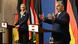 Alice Weidel i Viktor Orban podczas konferencji prasowej w Budapeszcie Alice Weidel i Viktor Orban podczas konferencji prasowej w Budapeszcie