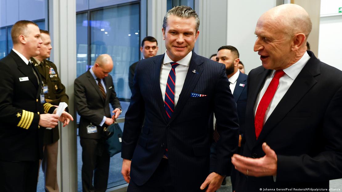 Ο Πιτ Χέγκσεθ στις Βρυξέλλες