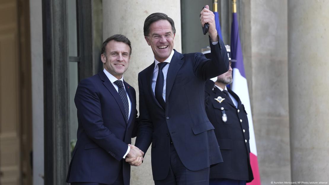 Macron dhe Rutte pershendesin me dore