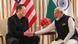 Narendra Modi und Elon Musk greet each other in Washington DC on February 13, 2025 Narendra Modi und Elon Musk greet each other in Washington DC on February 13, 2025