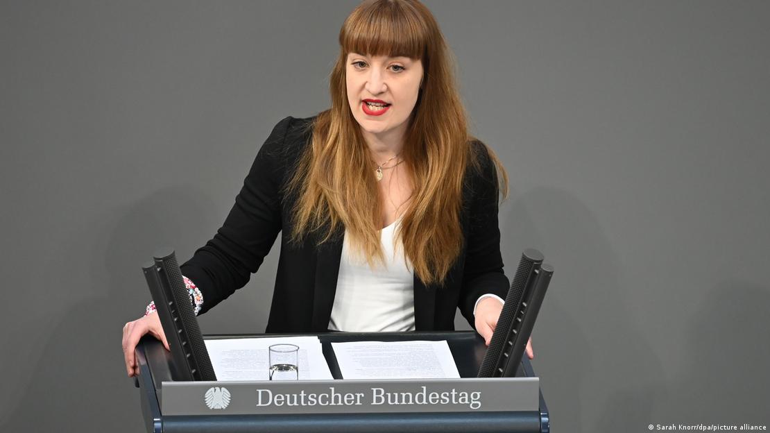 A deputada de esquerda Heidi Reichinnek