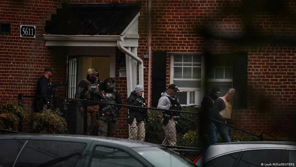 عملیات بازداشت مهاجران توسط نیروهای پلیس در آمریکا- عکس از آرشیو