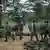 Ugandan troops in Congolese territory in 2021