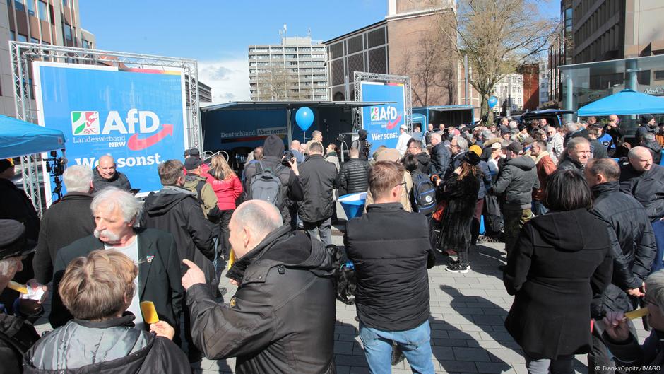 AfD štandovi u Gelzenkirhenu (2022)