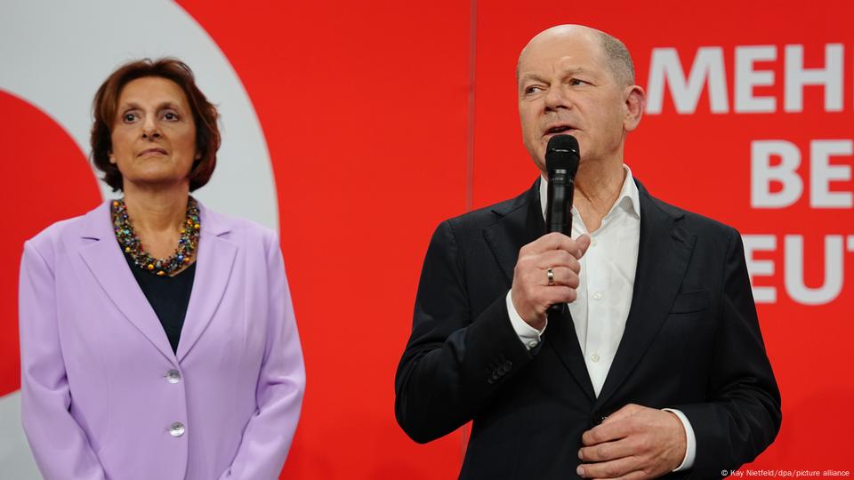 Olaf Scholz ve eşi Britta Ernst