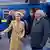 La presidenta de la Comisión Europea, Ursula von der Leyen (centro), y el presidente del Consejo de la UE, Antonio Costa (derecha), llegan a Kiev junto a una veintena de Comisarios de la UE, donde participan en una conferencia organizada por el presidente ucraniano, Volodymyr Zelenskyi, junto con Jefes de Estado y de Gobierno occidentales.