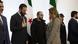 Syrian President Ahmad al-Sharaa meets a delegate at the Syrian National Dialogue conference on February 25, 2025. Syrian President Ahmad al-Sharaa meets a delegate at the Syrian National Dialogue conference on February 25, 2025.
