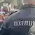 A police officer at a rally in Republika Srpska in February 2025