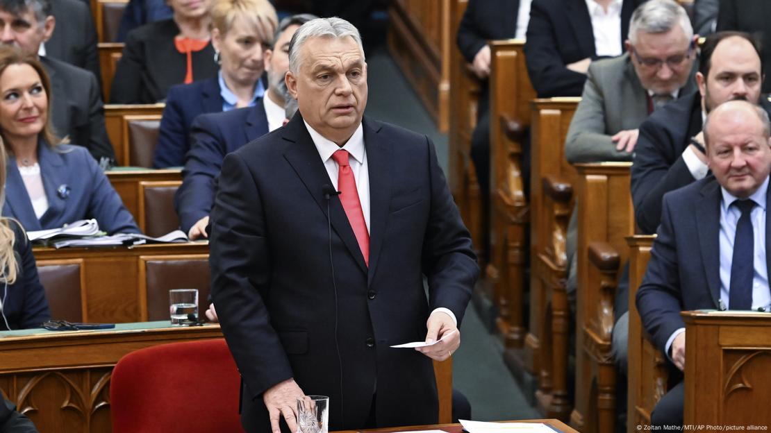 Viktor Orban, hapja e seances se parlamentit hungarez, 24.02.2025