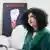 La activista de derechoshumanos iraní Narges Mohammadi, Premio Nobel de la Paz.