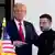 Donald Trump (izq.) y Volodimir Zelenski.
