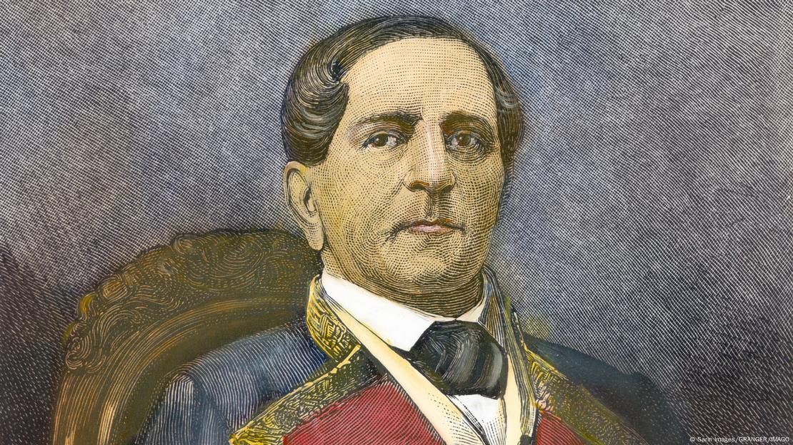 Grabado en madera de Antonio López de Santa Anna de 1880. Grabado en madera de Antonio López de Santa Anna de 1880.