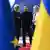Глава Европейского совета Антониу Кошта, президент Украины Владимир Зеленский и глава Еврокомиссии Урсула фон дер Ляйен в Бельгии (фото из архива)