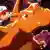 Japan 1999 | Szenenbild aus "Pokémon 3 – Im Bann des Unbekannten" mit Ash Ketchum und Charizard