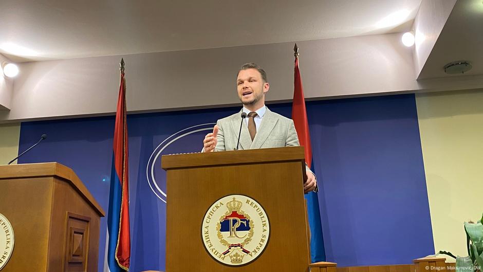 Draško Stanivuković. lider Pokreta Sigurna Srpska
