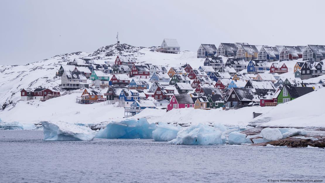 Cidade de Nuuk, na Groenlândia Cidade de Nuuk, na Groenlândia