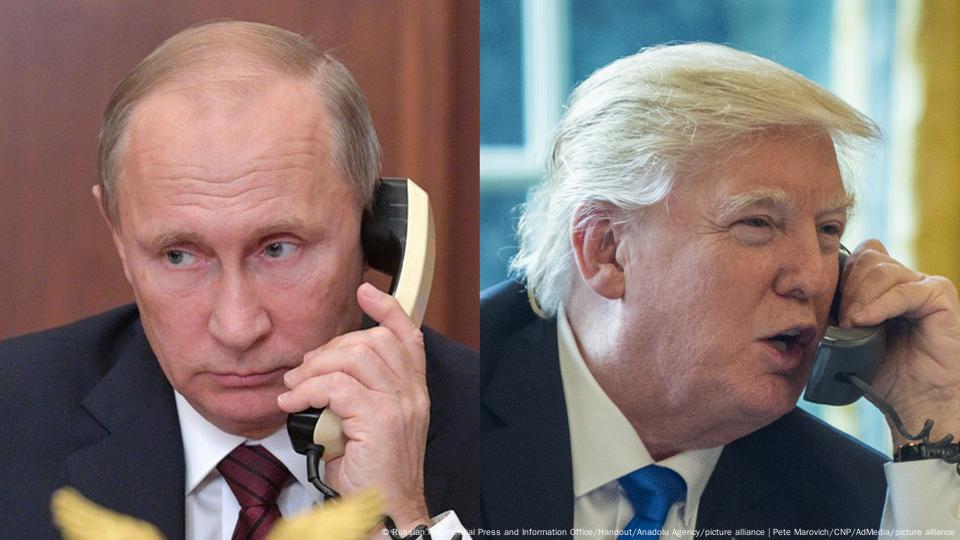Donald Trump y Vladimir Putin. Donald Trump y Vladimir Putin.