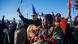 Activists celebrate at Oceti Sakowin Camp on the edge of the Standing Rock Sioux Reservation on December 4, 2016 outside Cannon Ball, North Dakota. Activists celebrate at Oceti Sakowin Camp on the edge of the Standing Rock Sioux Reservation on December 4, 2016 outside Cannon Ball, North Dakota.