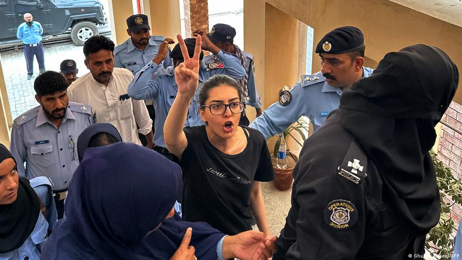 Pakistan arrests rights lawyer, husband, family says