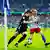 DFB-Pokal 2025 | Halbfinale | Hamburger SV vs. SV Werder Bremen | Zweikampf zwischen Sophie Weidauer und Jaqueline Doenges