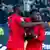 Dayot Upamecano et Alphonso Davies sous les couleurs du Bayern Munich